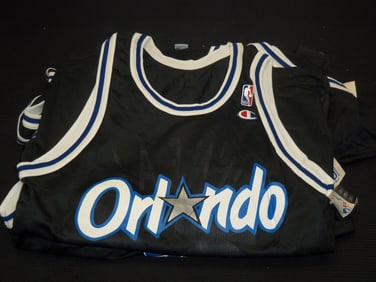SHAQUILLE O'NEAL REPLICA BLACK JERSEYS BY CHAMPION - 7 JERSEYS