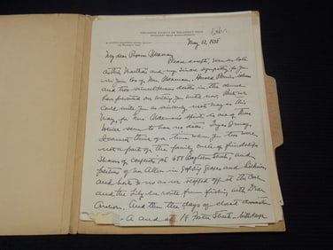 PROFESSOR SAMUEL WAXMAN BOSTON COLLEGE ARCHIVE/LETTERS LOT