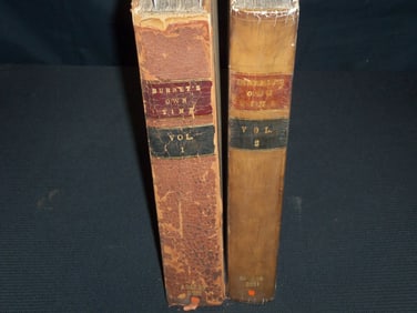 1724-1734 BISHOP BURNET'S HISTORY OF HIS OWN TIME VOLUME 1 & 2