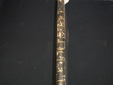 1885 JANUARY-MAY THE HOUR WEEKLY JOURNAL BOUND VOLUME - CLEVELAND