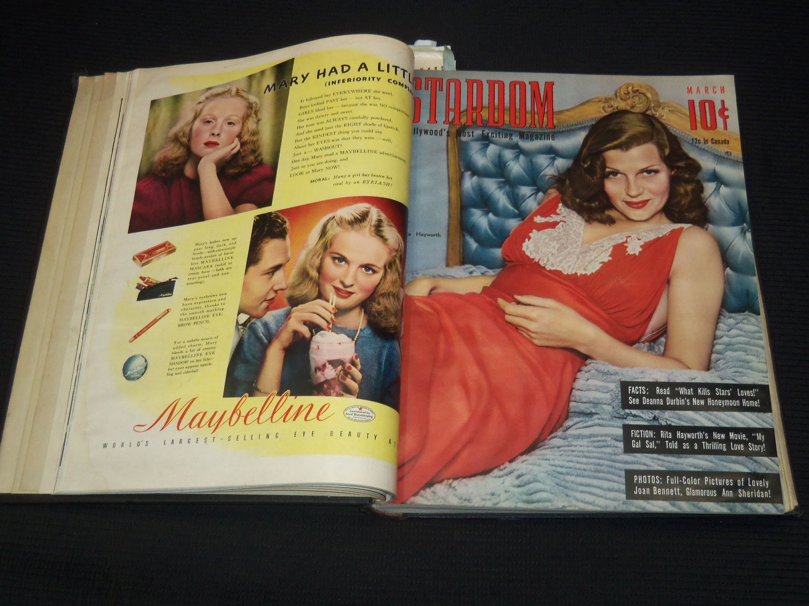 1942 FEBRUARY-DECEMBER STARDOM MOVIE MAGAZINE BOUND VOLUME - ISSUES #1-11 (1 of 11)