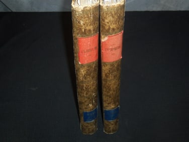 1921 L'ILLUSTRATION FRENCH MAGAZINE BOUND VOLUME SET OF 2 - DEMPSEY - CARPENTIER