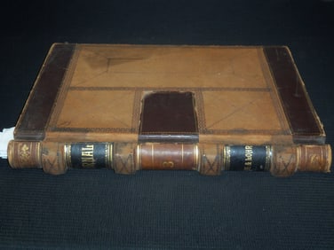 1892-1895 ORANGE CITY IOWA OLD LEDGER BOOK - MEIDE & LOHR