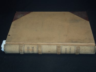 1912-1915 RIVERSIDE FOUNDRY CO. MOULDERS TIME LEDGER BOOK