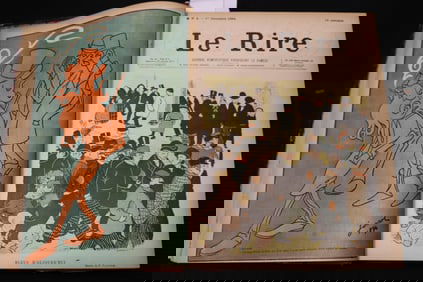 1894-1895 LE RIRE - BOUND VOLUME - LAUTREC - VOLUME 1