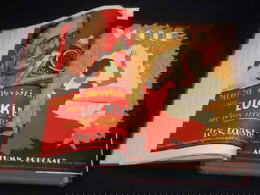 1930 JULY-DECEMBER VOGUE MAGAZINE BOUND VOLUME - GREAT COVERS - ADS