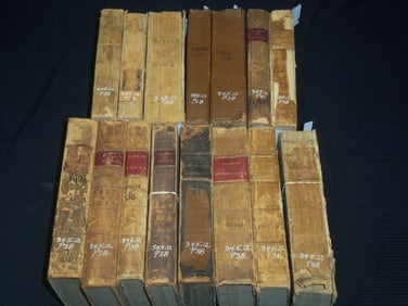 1826-1843 LAWS OF PENNSYLVANIA GENERAL ASSEMBLY - 15 TOTAL BOOKS