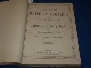 1869 JANUARY-DECEMBER THE WAVERLEY MAGAZINE BOUND VOLUME