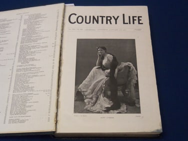 1903 JANUARY-JUNE COUNTRY LIFE MAGAZINE BOUND VOLUME
