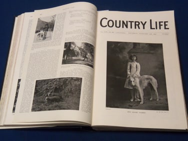 1905 JANUARY-JUNE COUNTRY LIFE MAGAZINE BOUND VOLUME - NICE PHOTOS