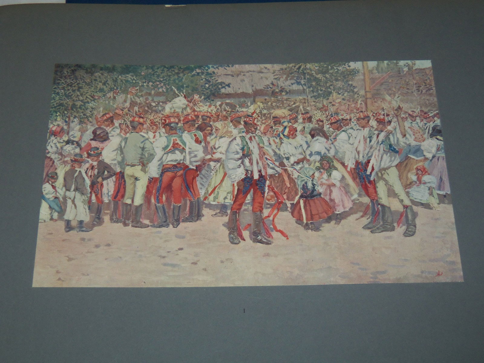 1900'S JOZA UPRKA JYBOR JEHO PRACI PORTFOLIO WITH NICE GRAPHICS: This is a hardcover volume of "Joza Uprka Jybor Jeho Praci" featuring nice color etchings/graphics. This appears to be from the early 1900's.