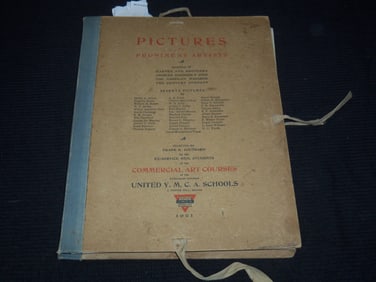 1921 PICTURES BY PROMINENT ARTISTS - PARRISH - FROST - 70 DRAWINGS