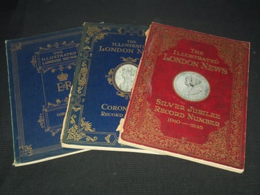 1935-1953 ILLUSTRATED LONDON NEWS CORONATION NUMBERS LOT OF 3