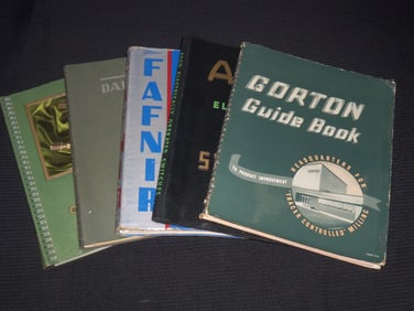 1940'S INDUSTRIAL CATALOGS - 5 PIECES