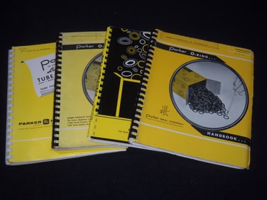 1957-1965 PARKER SEAL COMPANY CATALOGS LOT OF 4