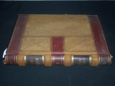 1910-1912 OLD SIOUX COUNTY BANK LEDGER BOOK - IOWA