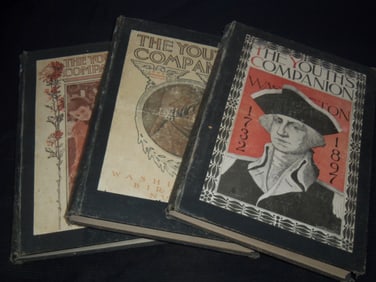 1897-1903 THE YOUTH'S COMPANION MAGAZINE BOUND VOLUME LOT OF 3