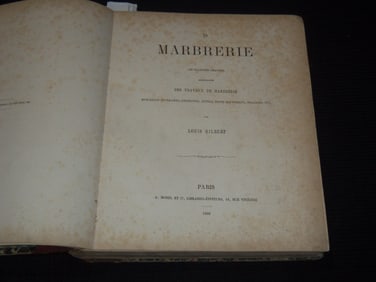 1860 LA MARBRERIE VOLUME - LOUIS GILBERT - 120 PLANCHES GRAVEES - FRENCH