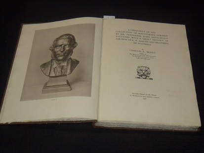 1936 COLLECTION OF MARTINWARE CATALOGUE - NETTLEFOLD - CHARLES BEARD: A hardcover book titled, "A Catalogue of the Collection of Martinware" by Charles Beard. This is from 1936 and it features nice illustrations/engravings.