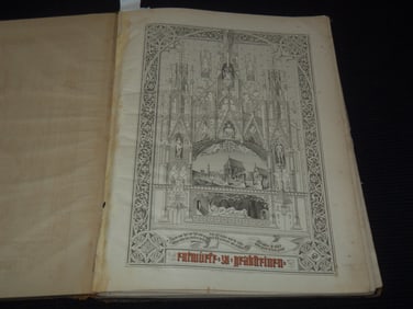 1800'S GERMAN ARCHITECTURE VOLUME - 48 PLATES