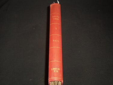 1906 QUEEN ANNE #62 OF 200 - LIMITED EDITION - JAPANESE PAPER - HERBERT PAUL