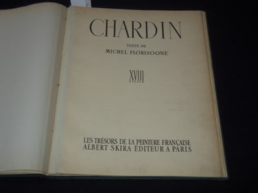 1938 CHARDIN TEXTE DE MICHEL FLORISOONE - PARIS