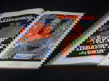 1922-1929 MOTORLAND MAGAZINE BOUND VOLUMES - 9 VOLUMES - GREAT COVERS