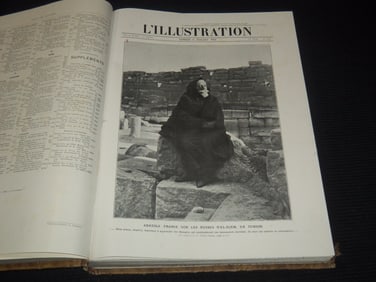 1912 L'ILLUSTRATION FRENCH MAGAZINE BOUND VOLUME - 2 VOLUMES - TITANIC