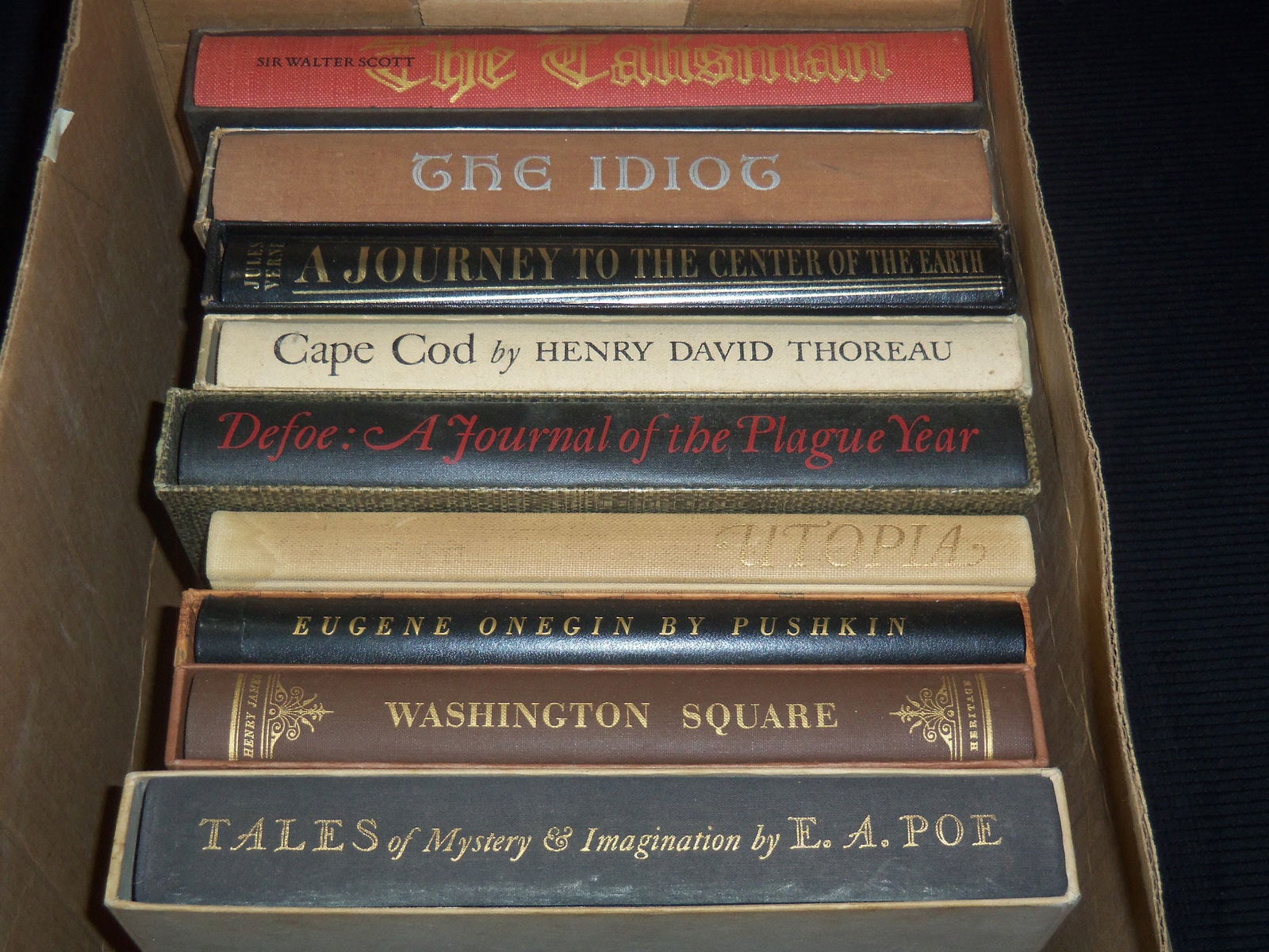 HERITAGE PRESS BOOK LOT OF 9 - HARDCOVER WITH SLIP CASES (1 of 2)