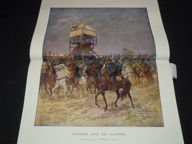 1916 L'ILLUSTRATION FRENCH MAGAZINE BOUND VOLUME SET OF 2 - FULL YEAR - LA GUERRE