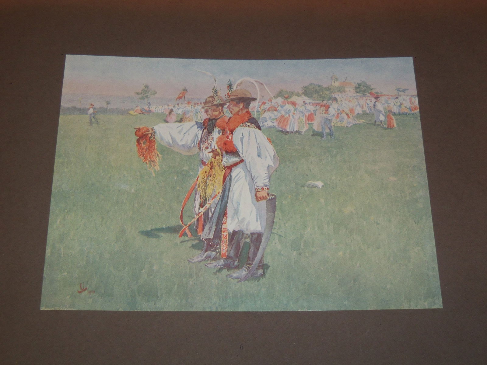 1900'S JOZA UPRKA JYBOR JEHO PRACI PORTFOLIO WITH NICE GRAPHICS: This is a hardcover volume of "Joza Uprka Jybor Jeho Praci" featuring nice color etchings/graphics. This appears to be from the early 1900's.