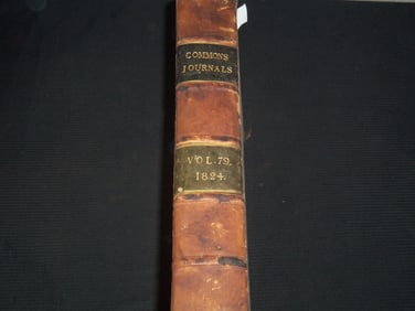 1824-1825 JOURNALS OF THE HOUSE OF LORDS VOLUME NO. 79