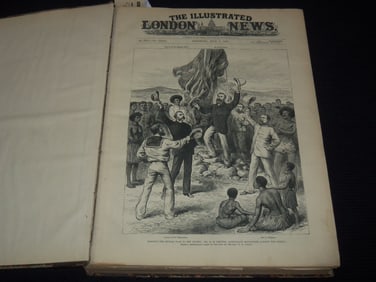 1883 JULY-DECEMBER THE ILLUSTRATED LONDON NEWS MAGAZINE BOUND VOLUME