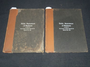 1924-1925 MOVIE THEATRE LEDGER BOOKS - BOONTON, NEW JERSEY