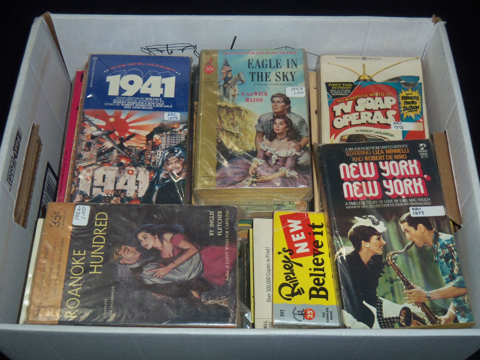 VINTAGE PAPERBACK BOOKS LOT OF 75 - 1 OF 3 LOTS (1 of 6)