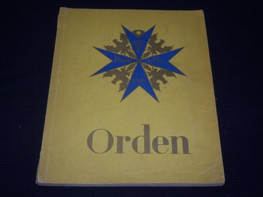 1920'S ORDEN - GERMAN MEDALS STAMP ALBUM BOOK
