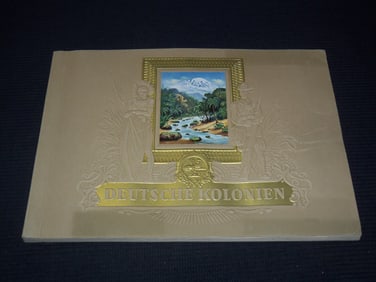1936 DEUTSCHE KOLONIEN GERMAN STAMP ALBUM BOOK