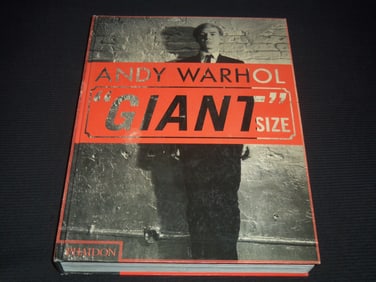 2006 ANDY WARHOL "GIANT SIZE" HARDCOVER BOOK - FIRST EDITION