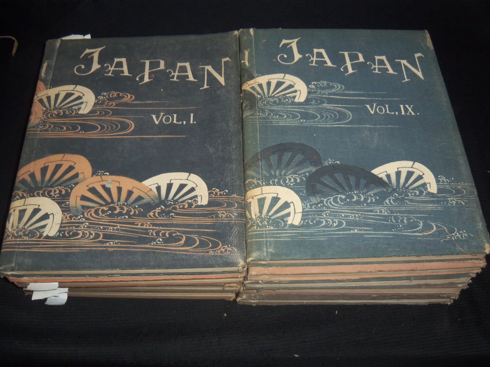 1897 JAPAN DESCRIBED & ILLUSTRATED BY F. BRINKLEY - 10 VOLUME SET - KAMAKURA EDITION - RARE (1 of 17)