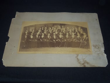 OLD ORCHESTRA MOUNTED PHOTO - 17x24