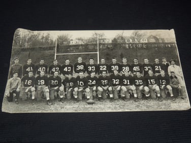 1949 WESTERN HIGH SCHOOL FOOTBALL TEAM PHOTO MOUNTED