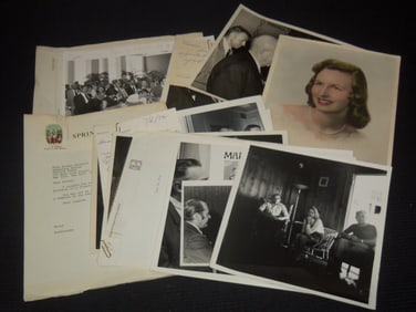 NOREEN HEIMBOLD - TEXTILE WORLD PHOTO ARCHIVE - 16 TOTAL PHOTOS &  LETTERS