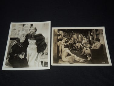 JOAN CRAWFORD ORIGINAL PHOTOS - LOT OF 2 - 8x10