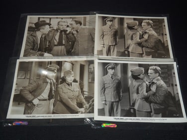 CEILING ZERO MOVIE STILLS LOT OF 4 - JAMES CAGNEY - 8x10