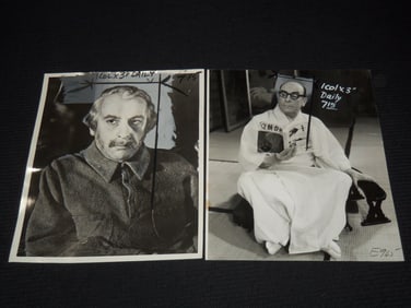 CEDRIC HARDWICKE PRESS PHOTOS LOT OF 2 - 8x10