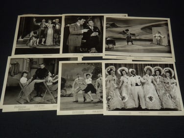 1944 SHOW BUSINESS MOVIE STILLS LOT OF 7 - EDDIE CANTOR - 8x10