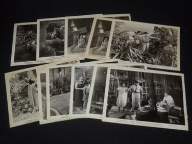 1943 COBRA WOMAN MOVIE STILLS LOT OF 11 - MONTEZ HALL - 8x10