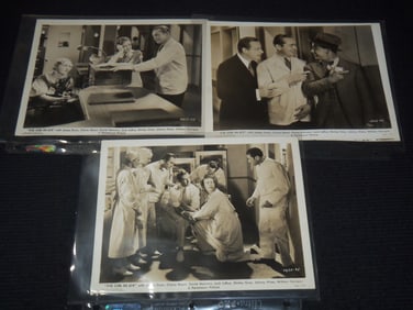 1933 THE GIRL IN 419 MOVIE STILLS LOT OF 3 - JAMES DUNN - 8x10