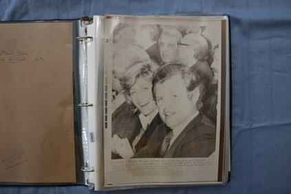 TED KENNEDY ORIGINAL NEWS PHOTOS ALBUM - 34 PHOTOS