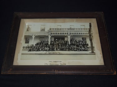 1905 PHI GAMMA DELTA CONVENTION FRAMED PHOTO - 22x17